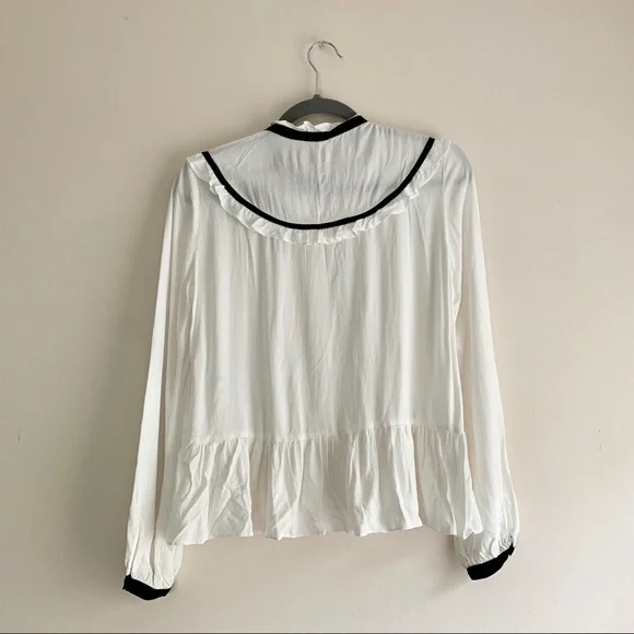 ZARA Trafaluc • NWT Peasant Blouse - Picture 5 of 6